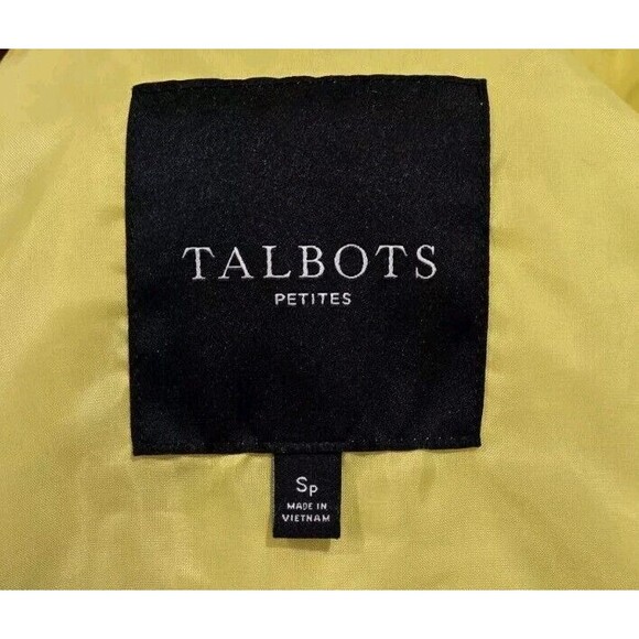 Talbots Primaloft Jacket Full Zip Warmth/Soft/Light Weight Army Green Size Sp - Picture 9 of 10